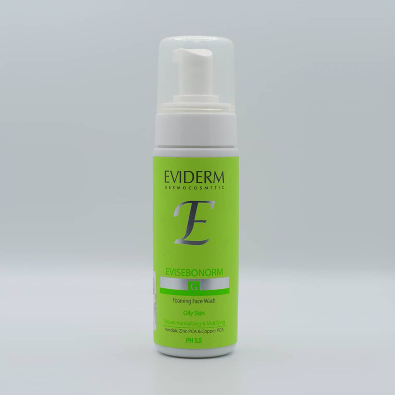 فوم شست و شوی صورت پوست چرب